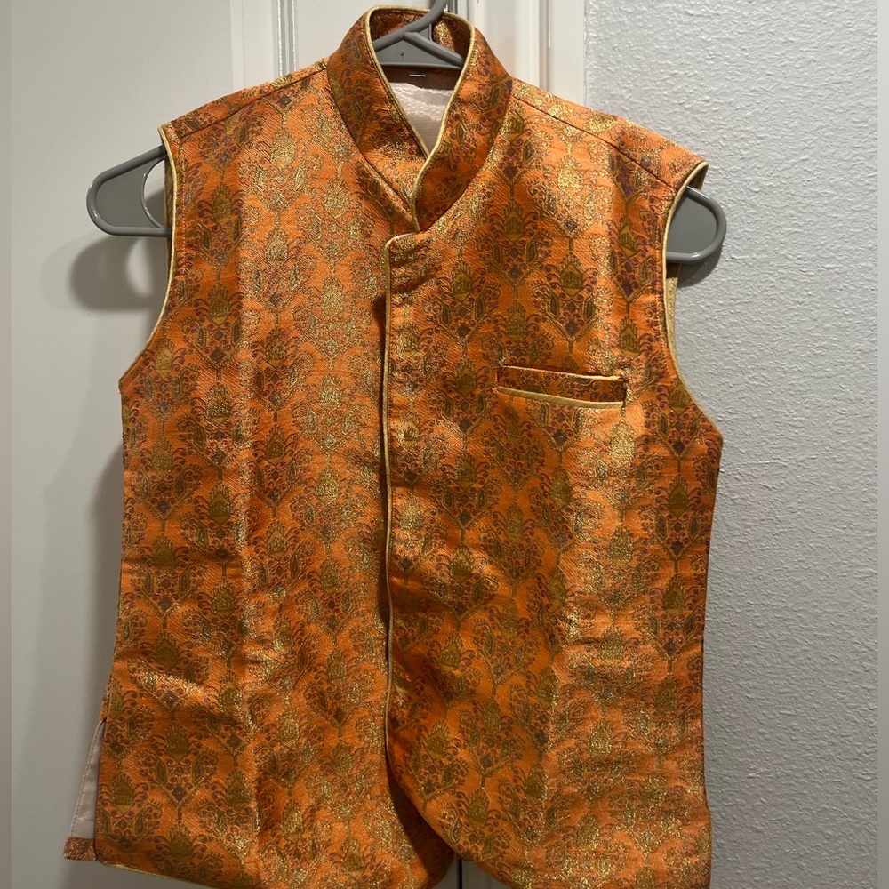 Jacquard vest top